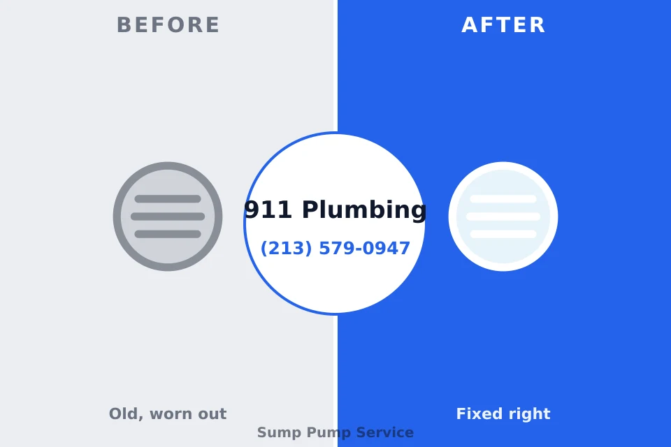 Before and after: plumbing repair Delmont, PA